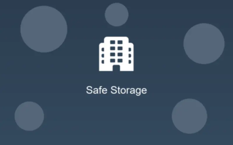 تخزين أثاث آمن